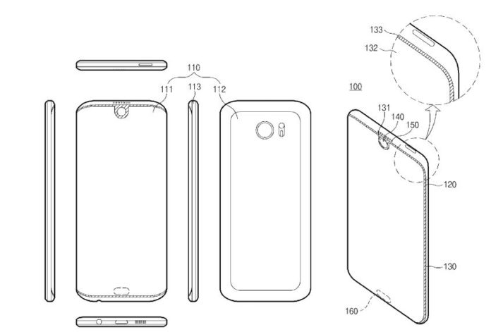 Samsung Galaxy smartphone with notch