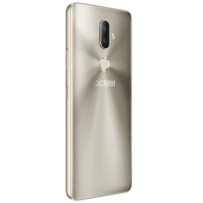 Alcatel 3V_Spectrum Gold_Back Left(CE logo)-min