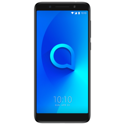 Alcatel 3X_Metallic Black_Front-min