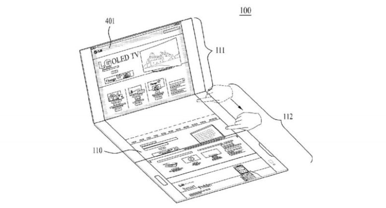 LG Tri-fold display smartphone