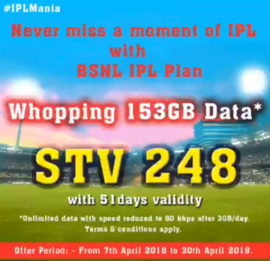  #BSNL IPL STV 248