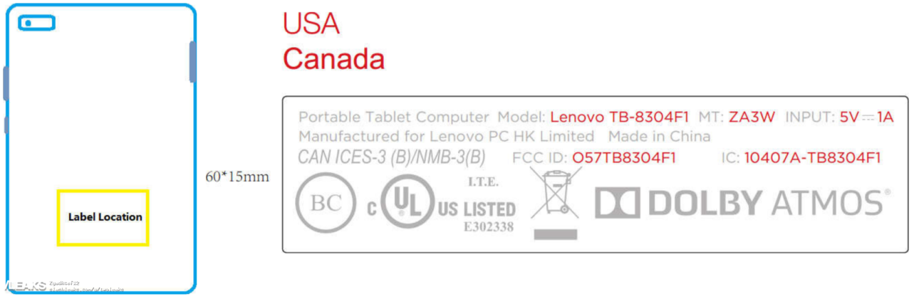 Lenovo TB-8304F1