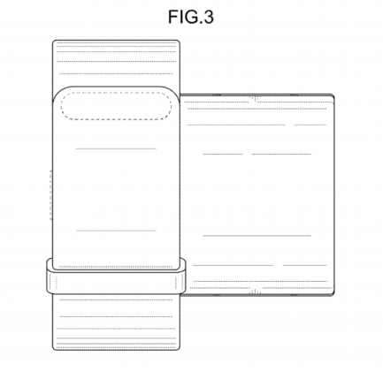 Samsung wearable with extended display