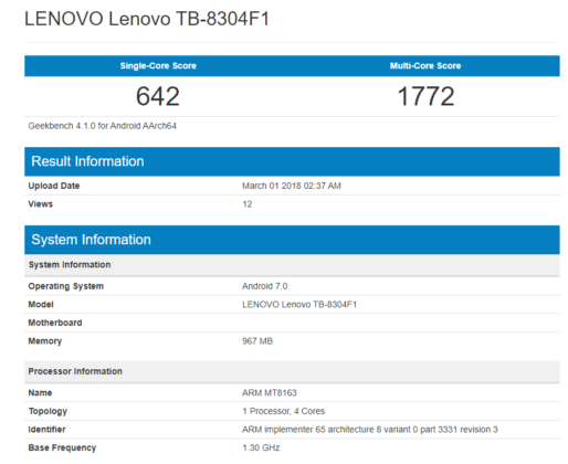 Lenovo TB-8304F1