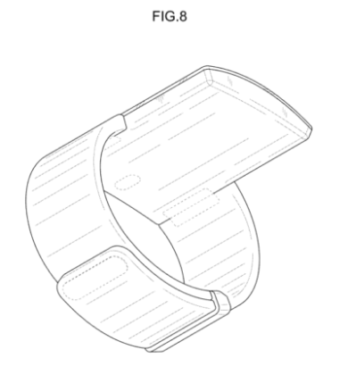 Samsung wearable with extended display