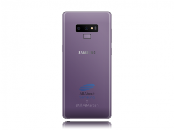 Samsung Galaxy Note 9 Lavender