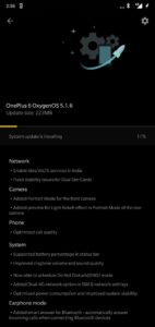 OnePlus 6 Oxygen OS 5.1.6