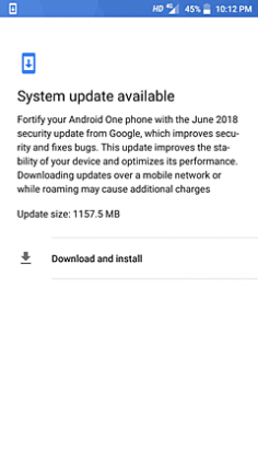 Mi A1 Android 8.1 OTA