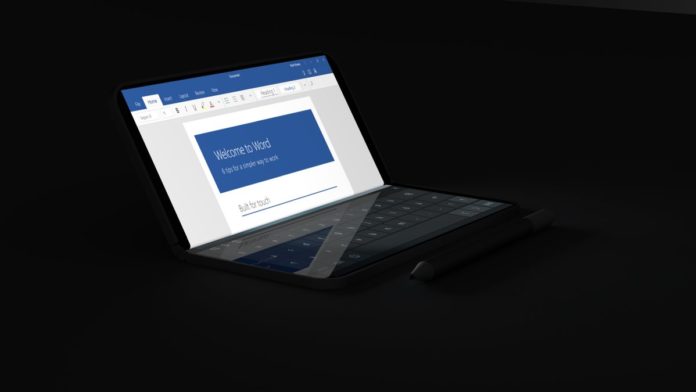 Surface Phone Laptop Mode