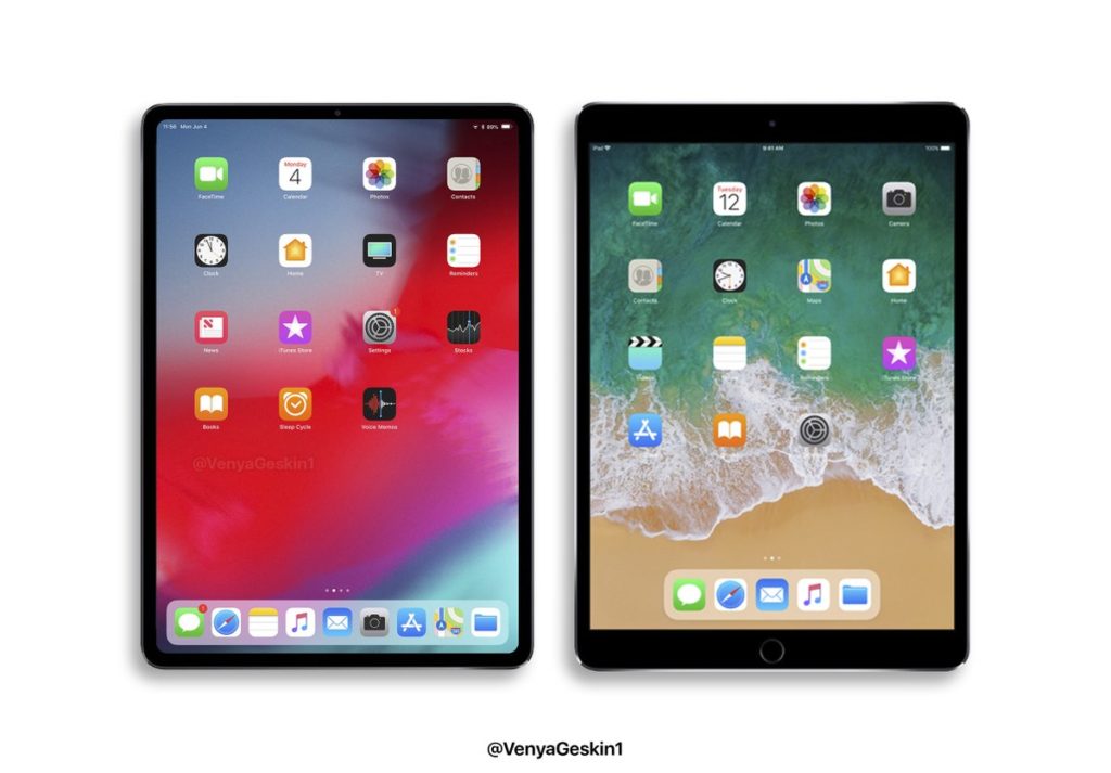 Apple to launch 2018 iPad Pro with slightly larger screen size.