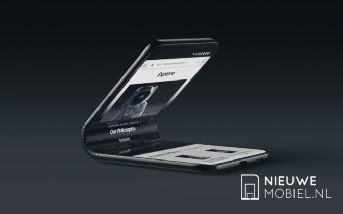 Samsung Galaxy X/ Foldable smartphone concept