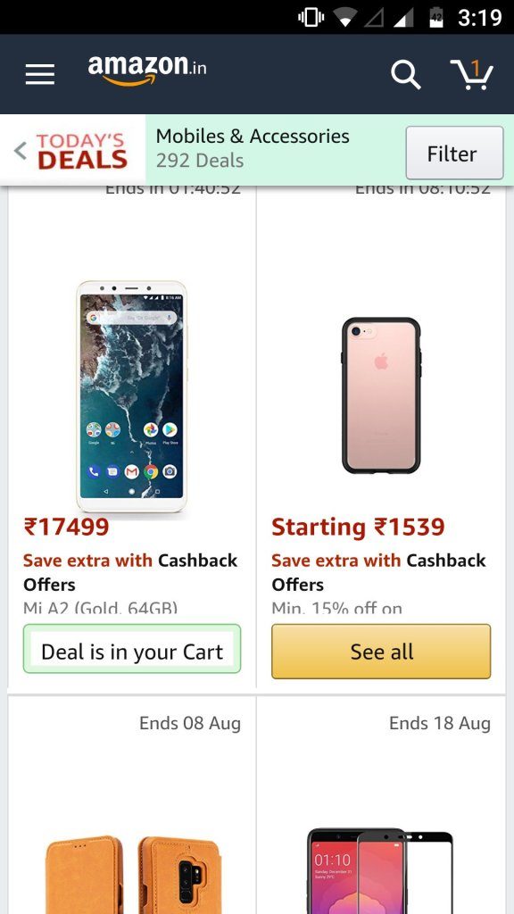 Mi A2 Indian pricing