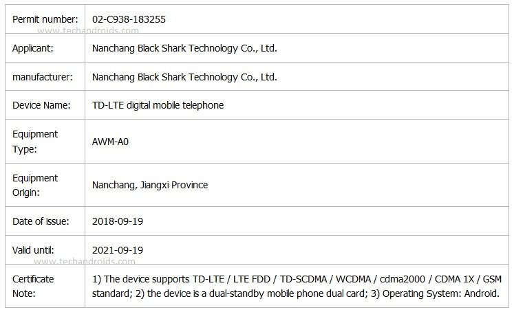 Xiaomi Black Shark 2