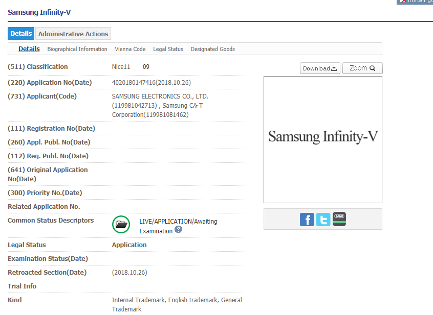 Samsung Infinity-V