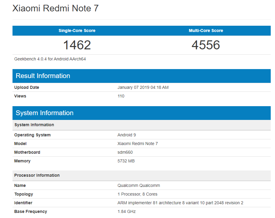 Redmi Note 7