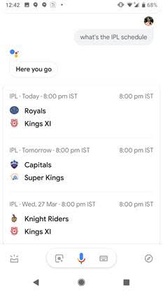 Google IPL Update