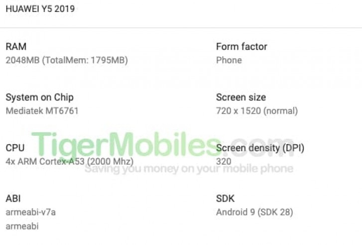 Huawei Y5 2019