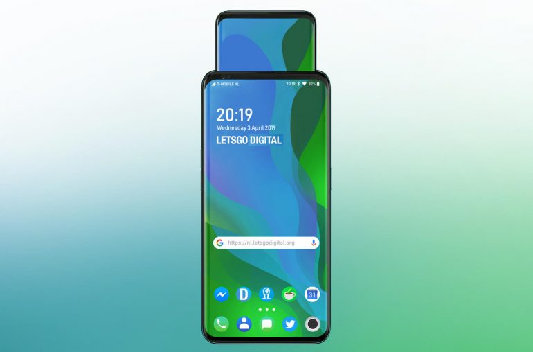 Oppo pop-up and sliding display