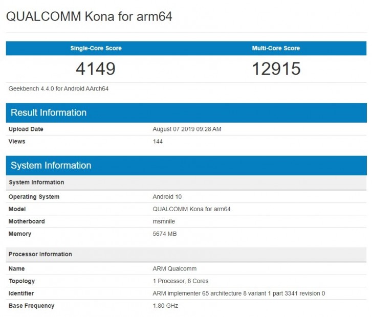 Qualcomm SD865