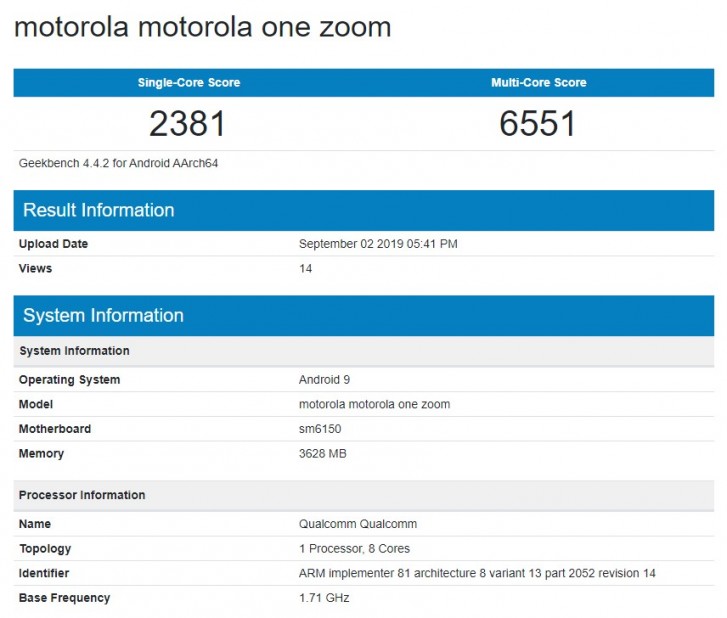 Motorola One Zoom