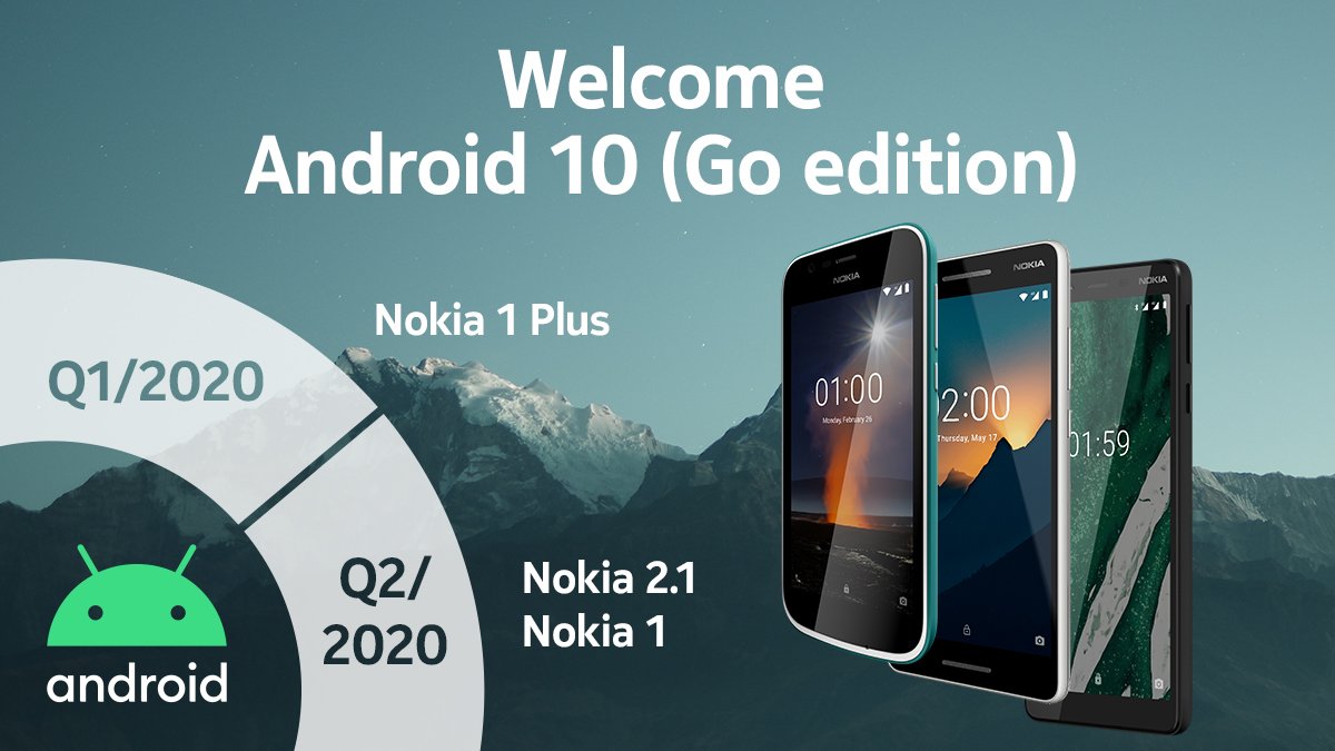 Nokia Android 10 Go edition update