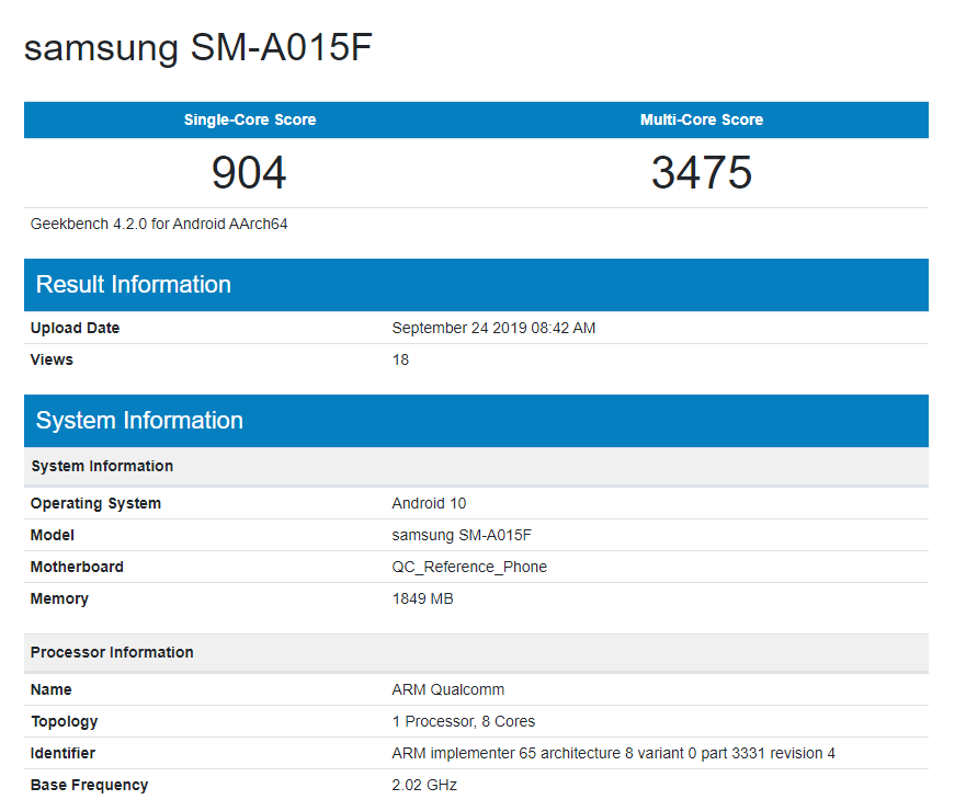 Samsung Galaxy A5