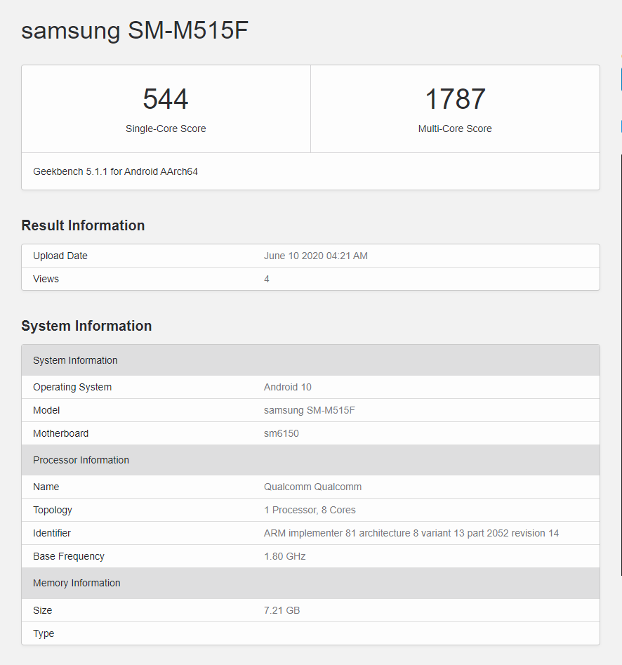 Samsung Galaxy M51