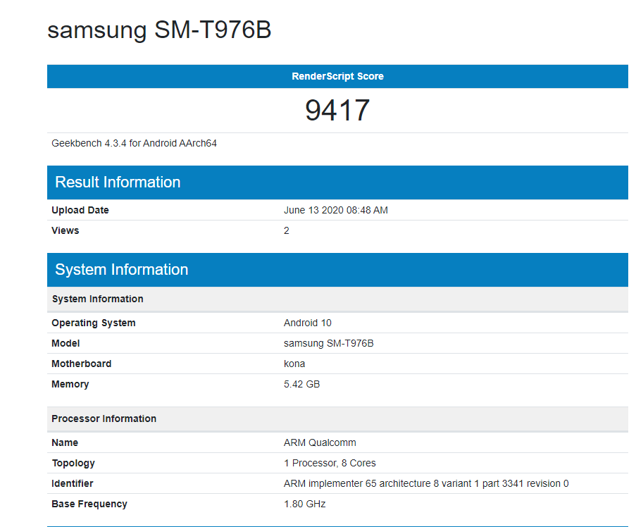 Samsung Galaxy Tab S7+