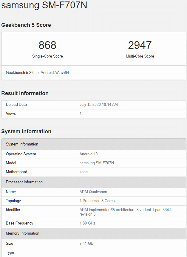 Galaxy Z Flip 5G