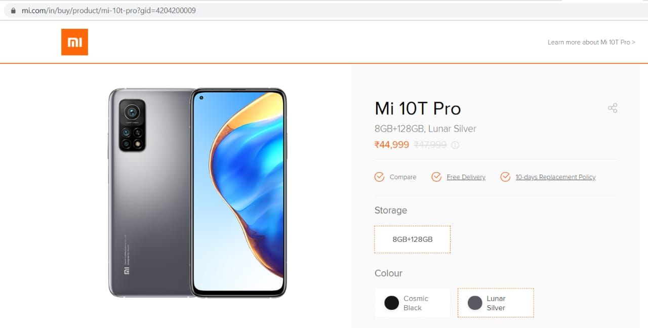 Xiaomi Mi 10T Pro