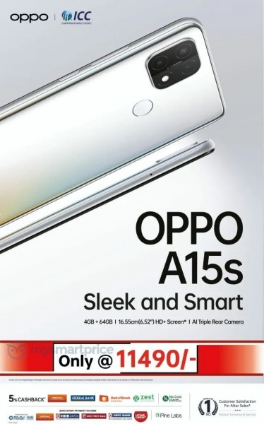 Oppo A15s