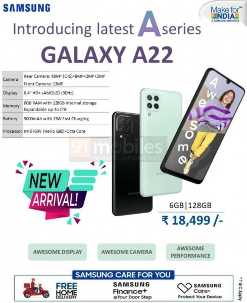 Galaxy A22